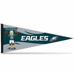 Rico Industries NFL Football Philadelphia Eagles Swoop 12" x 30" Felt Wall Décor Pennant - Great for Home/Bed Room/Man Cave Décor