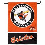 Baltimore Orioles Retro Vintage Throwback Double Sided Garden Flag