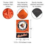 Baltimore Orioles Retro Vintage Throwback Double Sided Garden Flag