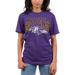 Junk Food NFL - Baltimore Ravens - Bold Logo - Officially Licensed Adult Short Sleeve Fan Tee for Men and Women