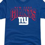 Junk Food NFL - New York Giants - Bold Logo - Officially Licensed Adult Short Sleeve Fan Tee for Men and Women