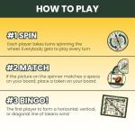 MasterPieces - NFL Bingo, Officially Licensed Minnesota Vikings Football Game, Set Includes Spinner, 84 Custom Chips, 6 Bingo Cards, Family & Party Fun for 2-6 Players