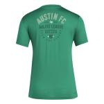 adidas Women's Austin FC MLS Short Sleeve T-Shirt, Green, X-Large