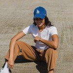 47 Brand Los Angeles LA Dodgers Clean Up Hat Cap Home Royal/White
