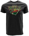 Minnesota Wild NHL Officially Licensed T-Shirt Heathered Black, X-Large