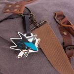 Desert Cactus San Jose Sharks Luggage Tag – Official NHL National Hockey League Team Travel ID Tag for Suitcases, Bags, and Carry-Ons (PVC Luggage Tag)