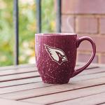 Rico Industries NFL Football Arizona Cardinals Primary 16 oz Team Color Laser Engraved Ceramic Coffee Mug
