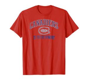 Montreal Canadiens Vintage Hockey Red Officially Licensed T-Shirt