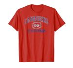 Montreal Canadiens Vintage Hockey Red Officially Licensed T-Shirt