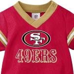 NFL San Francisco 49Ers Team Jersey Bodysuit, red San Francisco 49Ers New, 18 Months