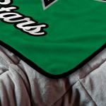 Northwest Officially Licensed Dallas Stars NHL Team Throw Blanket 46″×60″ – Licensed Microfiber Throw with Hockey Logos for Fans, Dorms, Game Day Couches & Fan Caves