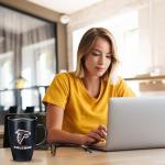 The Memory Company Officially Licensed NFL - Atlanta Falcons 15oz Square Mug with Logo