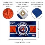 WinCraft Detroit Tigers Retro Vintage Throwback 3x5 Foot Grommet Banner Flag