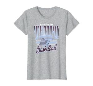 WNBA Official Toronto Tempo Super Fan T-Shirt, Women, Heather Grey, XX-Large
