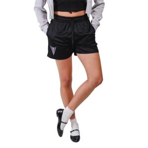 Ultra Game WNBA Official Womens Timeless Basketball Training Shorts, Golden State Valkyries, Black, Medium