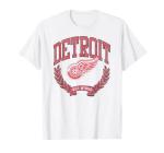 Detroit Red Wings Vintage Victory White Officially Licensed T-Shirt