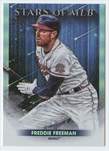 2022 TOPPS STARS OF MLB #SMLB-3 FREDDIE FREEMAN ATLANTA BRAVES BASEBALL OFFICIAL TRADING CARD OF MLB