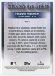 2022 TOPPS STARS OF MLB #SMLB-3 FREDDIE FREEMAN ATLANTA BRAVES BASEBALL OFFICIAL TRADING CARD OF MLB