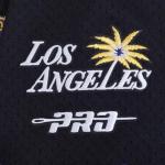 Pro Standard Mens WNBA Los Angeles Sparks Mesh Button Down Mesh Top Black/Purple S