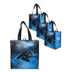 FOCO Carolina Panthers NFL 4 Pack Reusable Shopping Bag