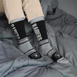 For Bare Feet FBF NFL Las Vegas Raiders Unisex Go Team Dress Sock Team Color OSFM (V-5057-F16-O-GT-782440)