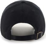 47 Brand MLB Black Black Primary Logo Clean Up Adjustable Baseball Cap Hat, Adult One Size Fits All - Boston Red Sox