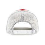 47 MLB Team Color Primary Logo Mesh Trucker Snapback Adjustable Hat Cap, Adult One Size Fits All - Cincinnati Reds Red