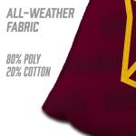 YouTheFan Officially-Licensed NFL Washington Commanders Set of 4 Cornhole Bags - All Weather Regulation 6” x 6” Size - 16oz Weight - Designed in USA