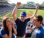 Officially Licensed Chicago Baseball MVP Hat Classic Primary Cubs Home Team Logo Blue/White Embroidered Adjustable Sports Ball Cap