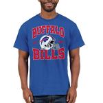Junk Food NFL - Buffalo Bills - Team Helmet - Officially Licensed Adult Short Sleeve Fan Tee for Men and Women