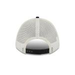 New Era MLB Chrome Arch 9FORTY M-Crown A-Frame Trucker Mesh Adjustable Snapback Hat One Size Fits All - Cleveland Guardians - Navy