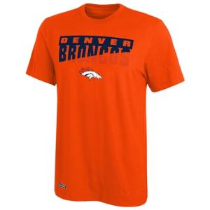 New Era NFL Men's Scoreboard Dri-Tek Short Sleeve Tee, Denver Broncos Small