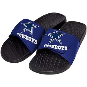 FOCO NFL Dallas Cowboys Unisex Big Logo Slide-Big Logo Slde, Dallas Cowboys, Medium