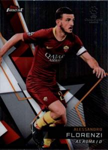 2018-19 Finest UEFA Champions League #65 Alessandro Florenzi AS Roma Soccer Card