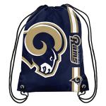 FOCO Los Angeles Rams NFL Big Logo Drawstring Backpack