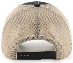 47 MLB Trawler Primary Logo Team Color Mesh Trucker Clean Up Adjustable Hat, Adult One Size Fits All - Chicago White Sox Black