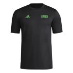 Adidas Mens Austin FC Pre-Game Short Sleeve Soccer T-Shirt,Black/Austin Fc,X-Large