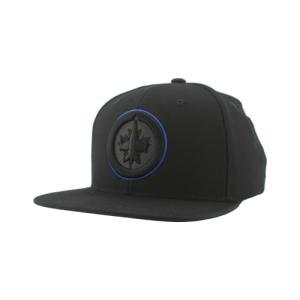 Winnipeg Jets NHL Officially Licensed Adjustable Snapback Hat Flat Bill Z11 Black Element