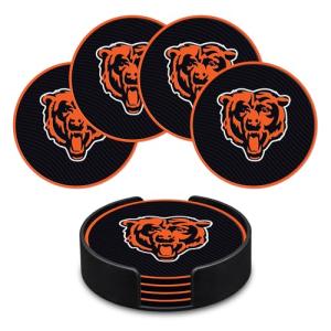 Rico Industries NFL Football Chicago Bears Classic Favorites: PVC Coaster Set (4-Pack)