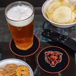 Rico Industries NFL Football Chicago Bears Classic Favorites: PVC Coaster Set (4-Pack)