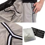 Officially Licensed NHL Men's 2 Tone Air Mesh Shorts Lined with Pockets (Large, Los Angeles Kings)