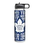 Rico Industries NHL Hockey Toronto Maple Leafs 22oz Stainless Steel Tumbler with Lid - Great For Coffee, Tea, Water or Cocktails