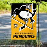 WinCraft Penguins Double Sided Garden Banner Flag