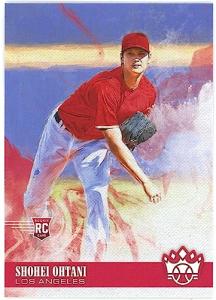 2018 Panini Donruss Diamond Kings Shohei Otani (Ohtani) - Pitching Version - Los Angeles Angels Baseball Rookie Card #73