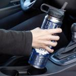 Rico Industries NHL Hockey Toronto Maple Leafs 22oz Stainless Steel Tumbler with Lid - Great For Coffee, Tea, Water or Cocktails