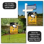 WinCraft Penguins Double Sided Garden Banner Flag
