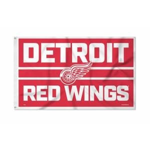 Rico Industries NHL Hockey Detroit Red Wings Bold 3' x 5' Banner Flag