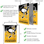 WinCraft Penguins Double Sided Garden Banner Flag