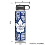 Rico Industries NHL Hockey Toronto Maple Leafs 22oz Stainless Steel Tumbler with Lid - Great For Coffee, Tea, Water or Cocktails