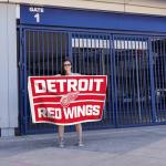 Rico Industries NHL Hockey Detroit Red Wings Bold 3' x 5' Banner Flag